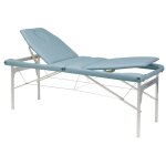 Table de massage pliante en aluminium avec trou visage