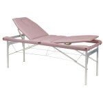 Table de massage pliante en aluminium avec trou visage
