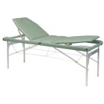 Table de massage pliante en aluminium avec trou visage
