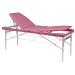 Table de massage pliante en aluminium avec trou visage