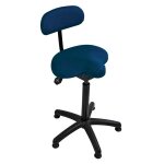 Tabouret assis - debout basculant avec petit pommeau