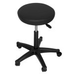 Tabouret rglable  roulettes acier inoxydable et abs