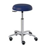 Tabouret rglable  roulettes base alu carina mdical