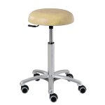 Tabouret rglable  roulettes base alu carina mdical
