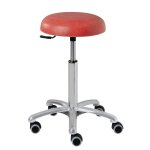 Tabouret rglable  roulettes base alu carina mdical