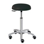 Tabouret rglable  roulettes base alu carina mdical