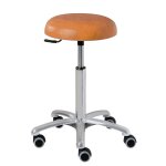 Tabouret rglable  roulettes base alu carina mdical