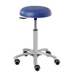 Tabouret rglable  roulettes base alu carina mdical