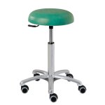 Tabouret rglable  roulettes base alu carina mdical