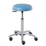 Tabouret rglable  roulettes base alu carina mdical