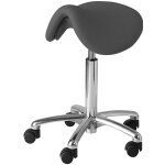Tabouret selle  roulettes