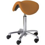 Tabouret selle  roulettes