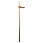 Toise en bois avec fixation murale