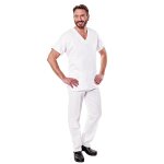 Tunique mdicale mixte blanche tivio