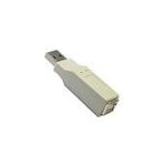 Adaptateur usb a male - usb b femelle