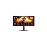 Aoc cu34g4 34 ; curve uwqhd / 180hz / fast va / 0. 5ms / adapt