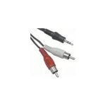 Cble audio jack 3. 5 vers 2xrca mle / mle - 10m