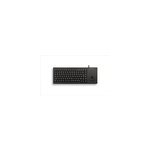 Cherry g84 - 5400 trackball keyboard clavier filaire miniature, trackball, usb, noir, azerty - fr