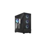 Fractal design pop xl air rgb tg clear black - mt / sans alim / atx