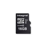 Integral micro sdhc 16gb adaptateur sdhc - 90mb / s Integral micro sdhc 16gb adaptateur sdhc - 90mb / s