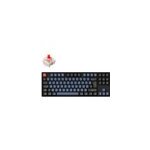 Keychron k8 pro qmk rgb - noir / sans fil / tkl / switch rouge