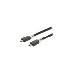 K�nig c�ble usb - c 3. 1 m�le / m�le - 1m - anthracite