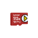 Lexar microsdxc 512g class10 u3 v30 a2 lmsplay512g - bnsng