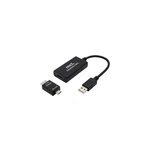 Mcl samar adaptateur mhl micro usb / hdmi - noir#