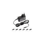 Mcl samar adaptateur secteur 12v - 2a - 7 embouts - noir#