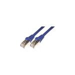 Mcl samar cable rj45 armoured 0. 5m cat6 blue