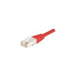 Mcl samar c�ble rj45 cat5e f / utp - 0. 5m - rouge
