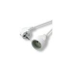 Mcl samar schuko extension cable - 3m - white