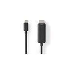 Nedis câble usb - c 3. 2 vers hdmi 2. 0 mâle / mâle - 2m Nedis câble usb - c 3. 2 vers hdmi 2. 0 mâle / mâle - 2m