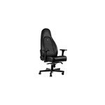 Noblechairs icon - noir / simili cuir / 4d