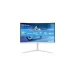 Philips 32 ; curve qhd / 180hz / fast - va / 0. 5ms / ambiglow / blanc