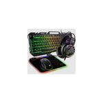 Spirit of gamer 4 en 1 ultimate 300 - clavier / souris / tapis / casque