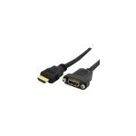 Startech 3 ft hdmi cable for panel mount - f / m