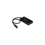 Startech 3port usb c hub gbe c to a - power adapt