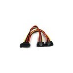 Startech 6in latching sata power y splitter cable
