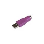 Startech adaptateur ps / 2 vers usb - adaptateur de rechange pour clavier - ps2 (f) vers usb a (m) violet ...