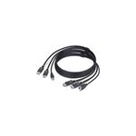 Startech cable kvm double displayport d