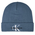 Bonnet calvin klein jeans monologo embro beanie k50k511160 bleu marine