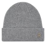 Bonnet tommy hilfiger cashmere chic beanie aw0aw15321 gris
