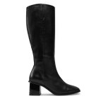 Bottes calvin klein heel knee boot 50 w / ml lth hw0hw02321 noir