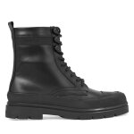 Bottes calvin klein lace up boot high hm0hm01213 noir