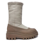 Bottes de neige calvin klein jeans flatform chelsea boot padded yw0yw01558 beige