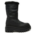 Bottes de neige calvin klein jeans flatform chelsea boot padded yw0yw01558 noir