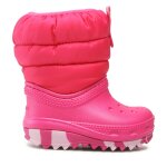 Bottes de neige crocs classic neo puff boot t 207683 rose