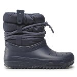 Bottes de neige crocs classic neo puff luxe boot 207312 bleu marine
