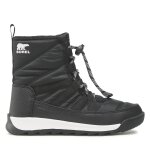 Bottes de neige sorel youth whitney ii short lace up nc3903 - 010 noir